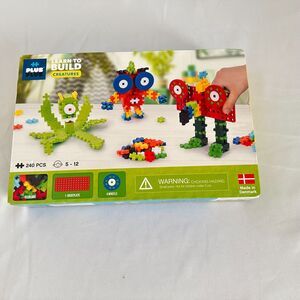 PLUS PLUS- Learn to Build Creatures-240 colored Pcs-Construction Building Stem